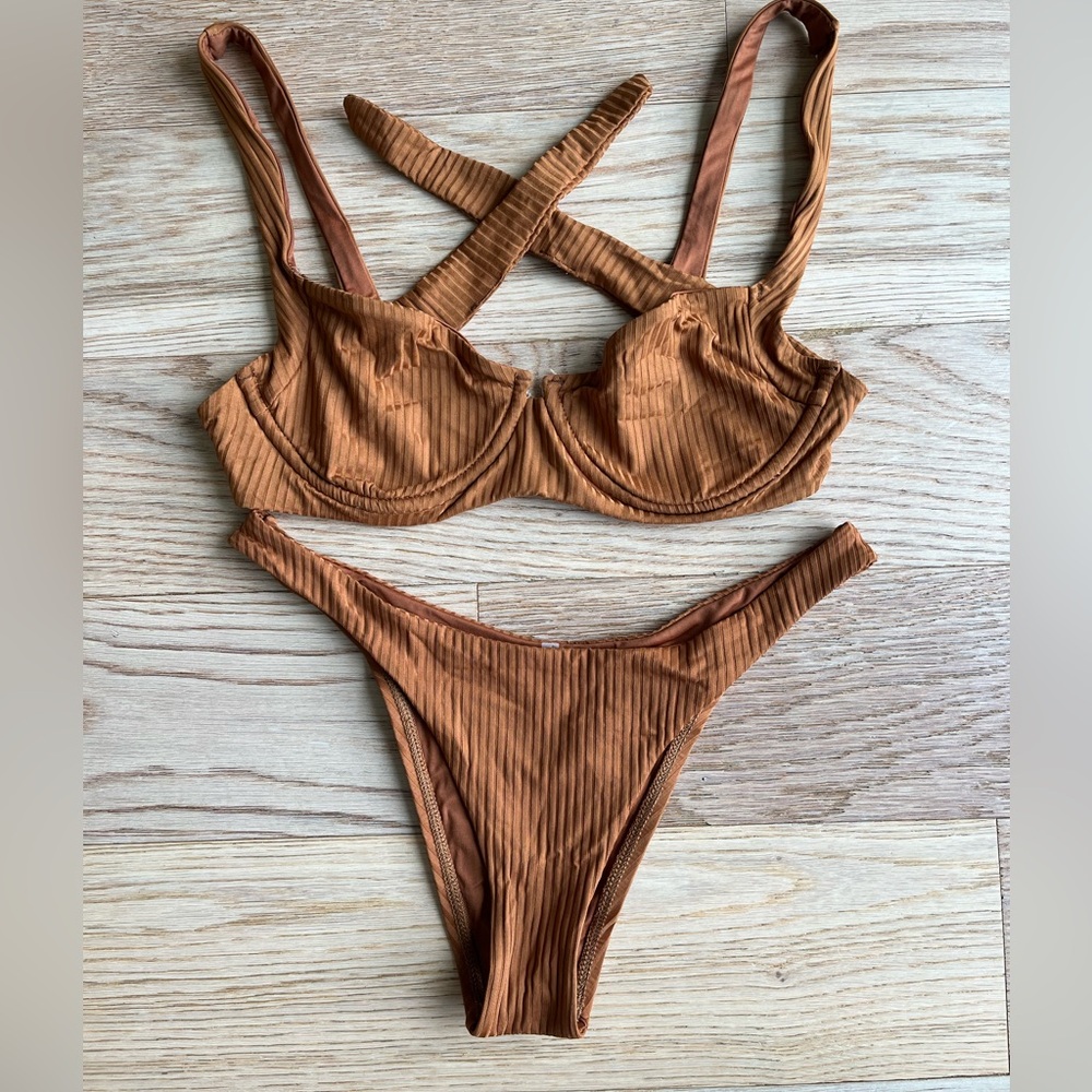 Vitamin A bikini top and bottom